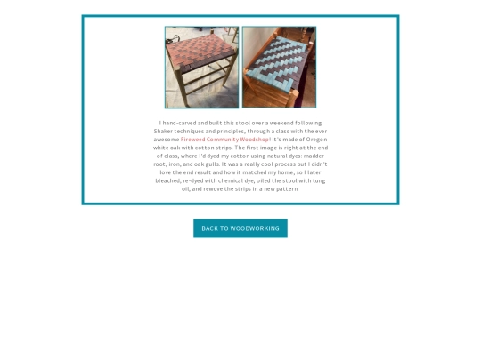 woodworking/shakerstool screenshot