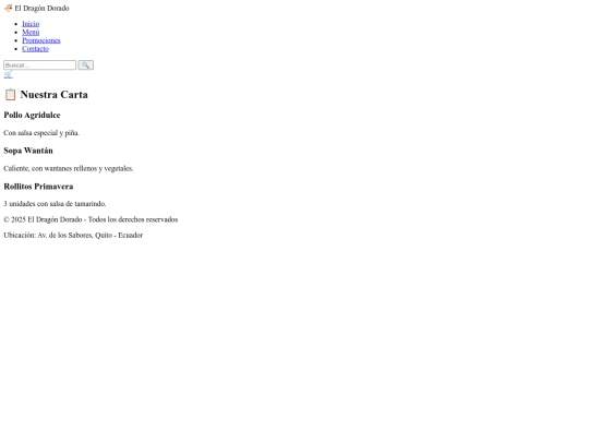 menu screenshot