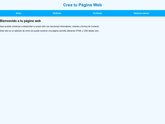 pagina screenshot