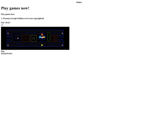 playgames screenshot