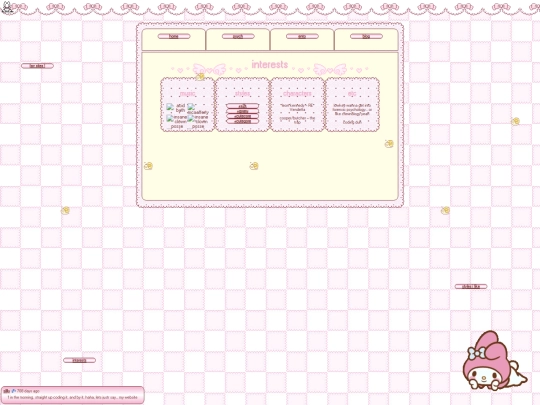 interests screenshot