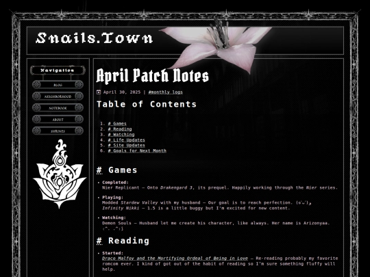 blog/april-update screenshot