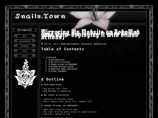 blog/site-mirror screenshot