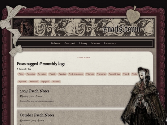 blog/tags/monthly-logs screenshot