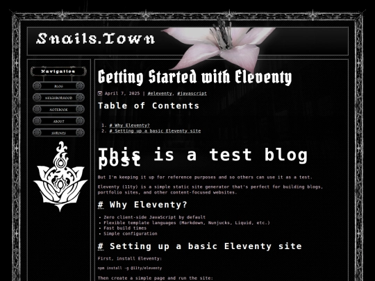 blog/test-post screenshot