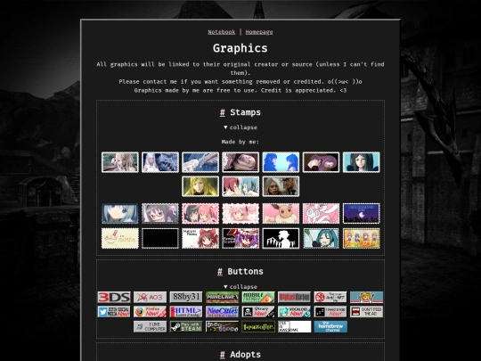 notebook/collections screenshot