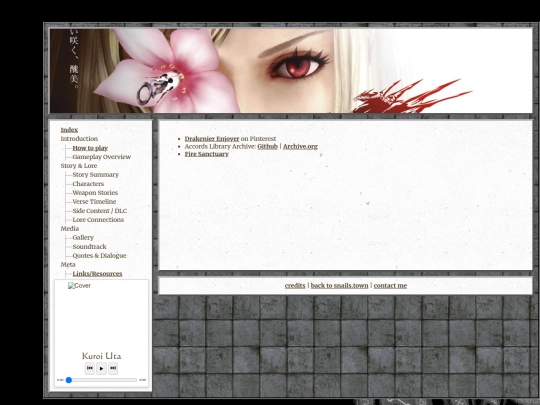 shrines/drakengard3/credits screenshot