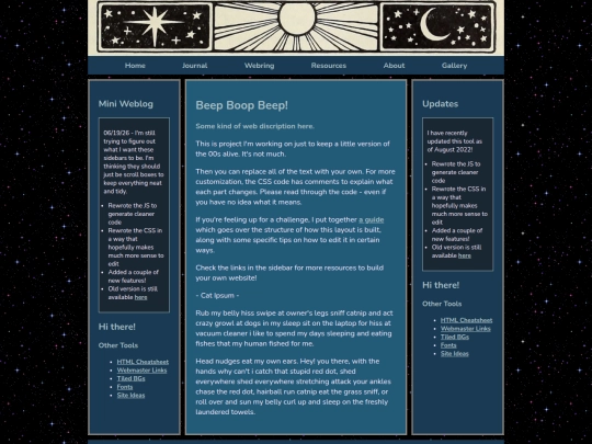 index screenshot