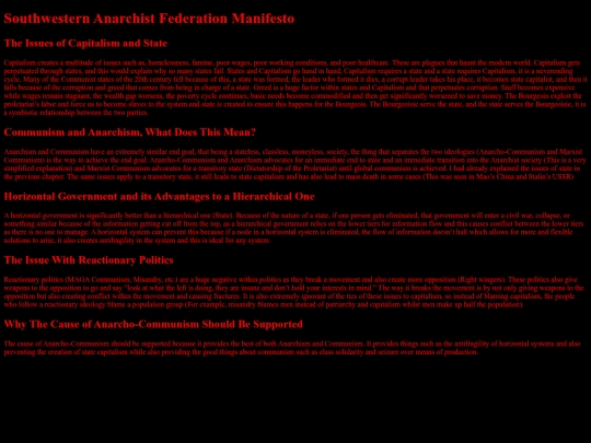 Manifesto screenshot