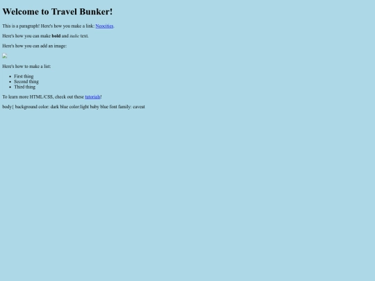 index screenshot