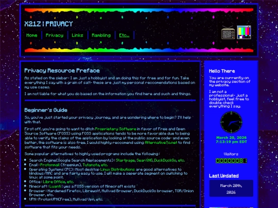 privacy screenshot
