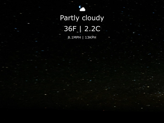 weather screenshot
