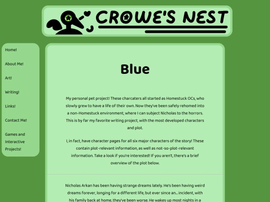 writing/blue screenshot