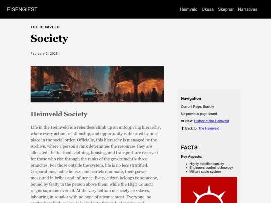 heimveld/society screenshot
