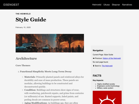 heimveld/style_guide screenshot
