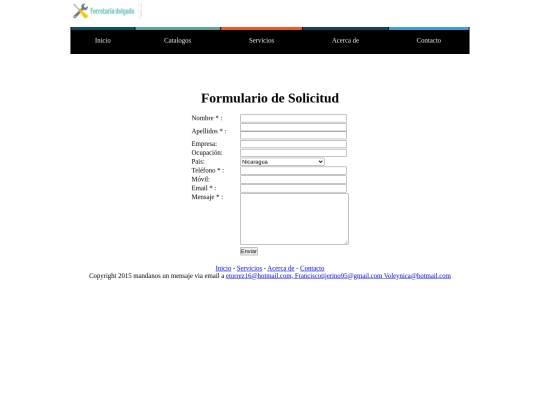 Contacto screenshot