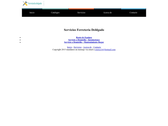 Servicios screenshot