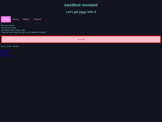 projectgate/sandbox screenshot