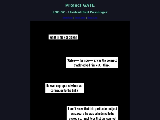 projectgate/webcomic/readlog2 screenshot