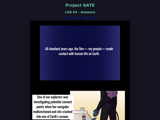 projectgate/webcomic/readlog4 screenshot