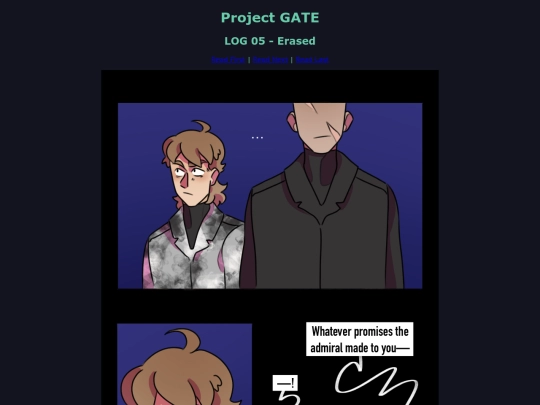 projectgate/webcomic/readlog5 screenshot