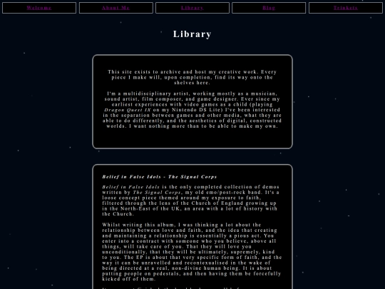 Library screenshot