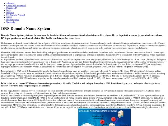 Amarillo/dns screenshot