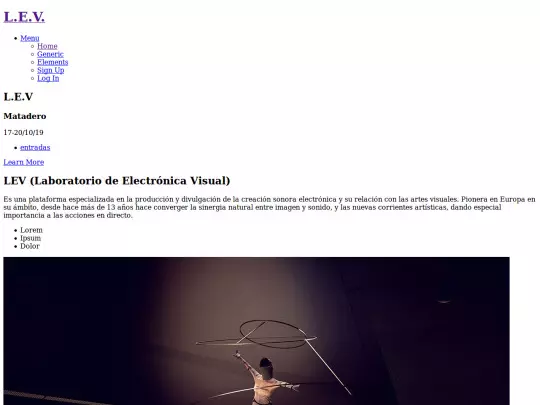 LEV screenshot