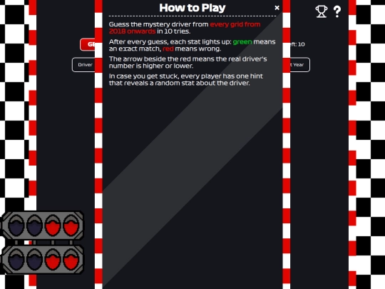 FormulaGuessr/gridUnlimitedDaily screenshot