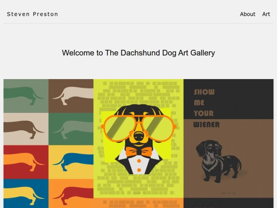 pages/dachshund screenshot