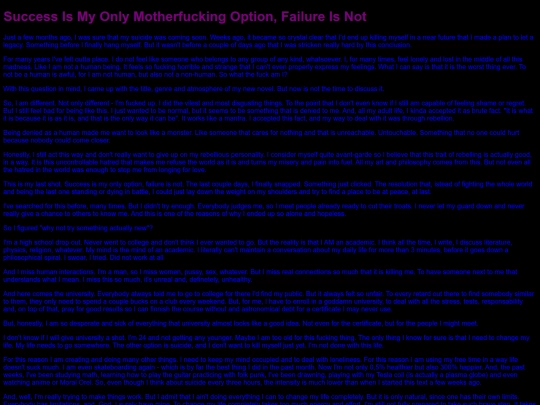厨二の日記/Success-Is-My-Only-Motherfucking-Option screenshot