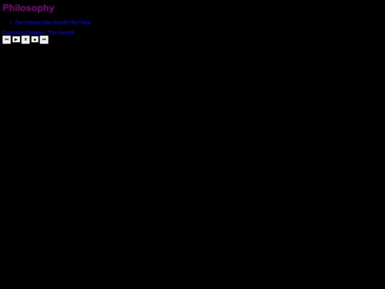 philosophy screenshot