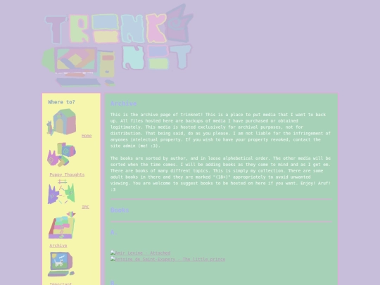 archive screenshot