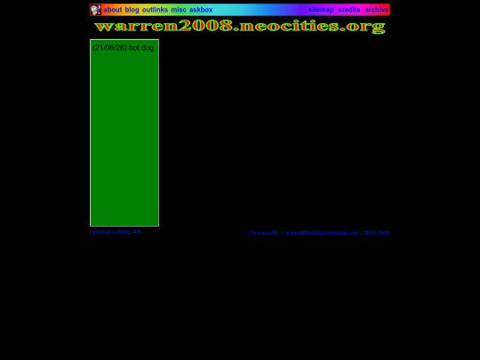 blog screenshot