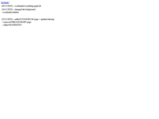 changelog screenshot