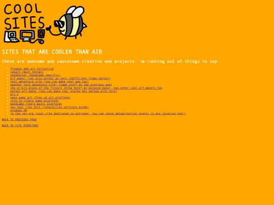site-directory/things-i-like/cool-sites screenshot