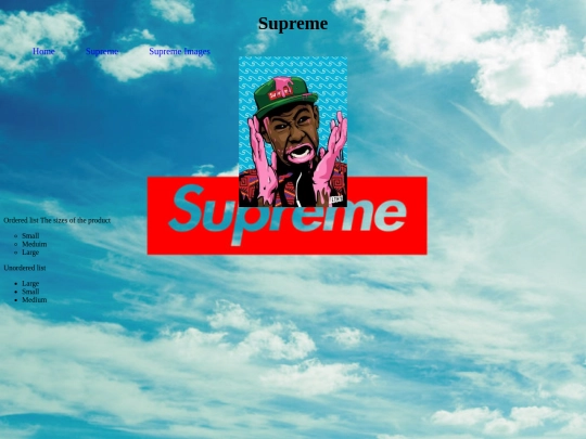 finalproject/Supreme screenshot