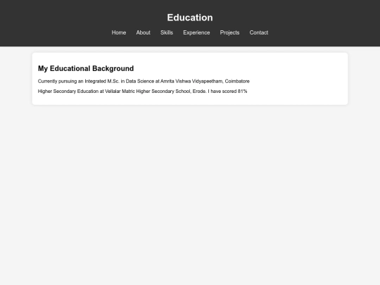 education screenshot
