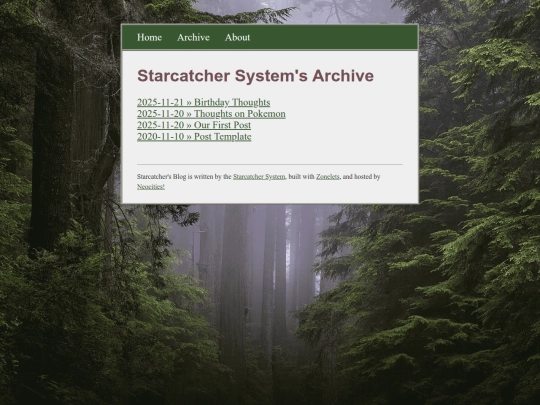 archive screenshot