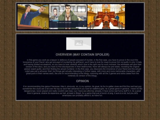 game recommendation/ace attorney trilogy/ace screenshot