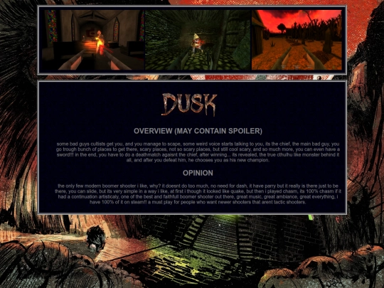 game recommendation/dusk/dusk screenshot