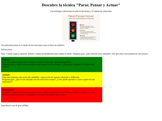 Actividades computo.html/Elsemforodelasemociones screenshot
