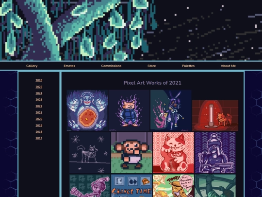 web pages/2021 gallery screenshot