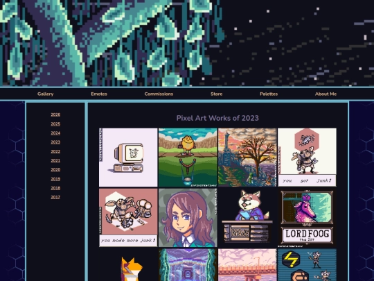 web pages/2023 gallery screenshot