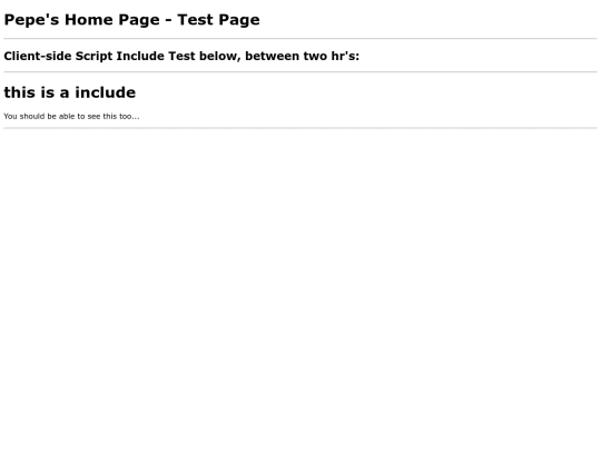 test screenshot