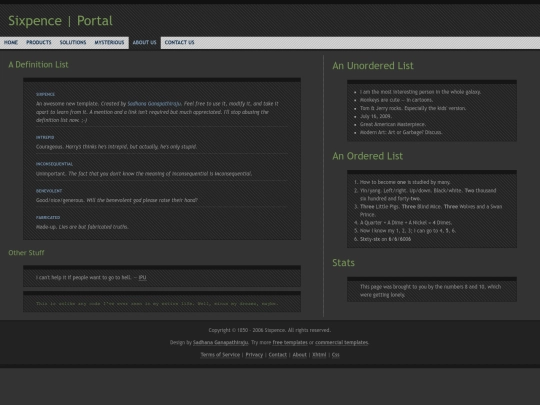 index screenshot
