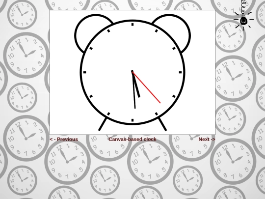 projectjs/clock screenshot