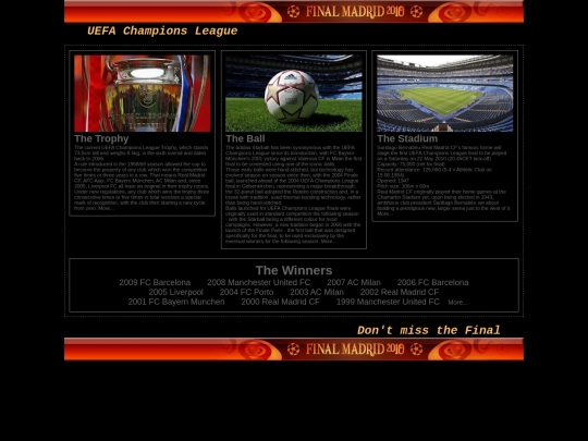 responsive/football/index1 screenshot