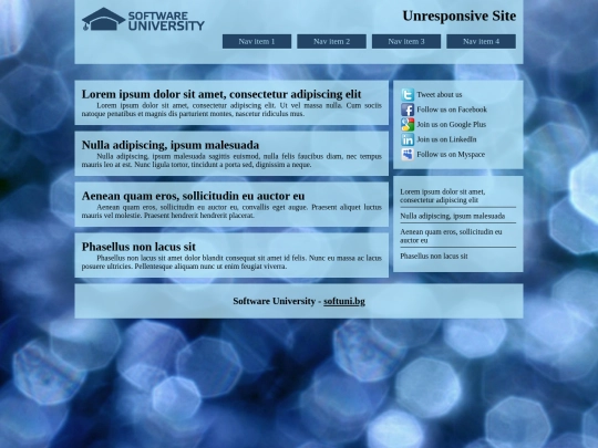 responsive/zad1/UnresponsiveSite screenshot