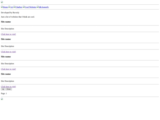 coolWebsites screenshot
